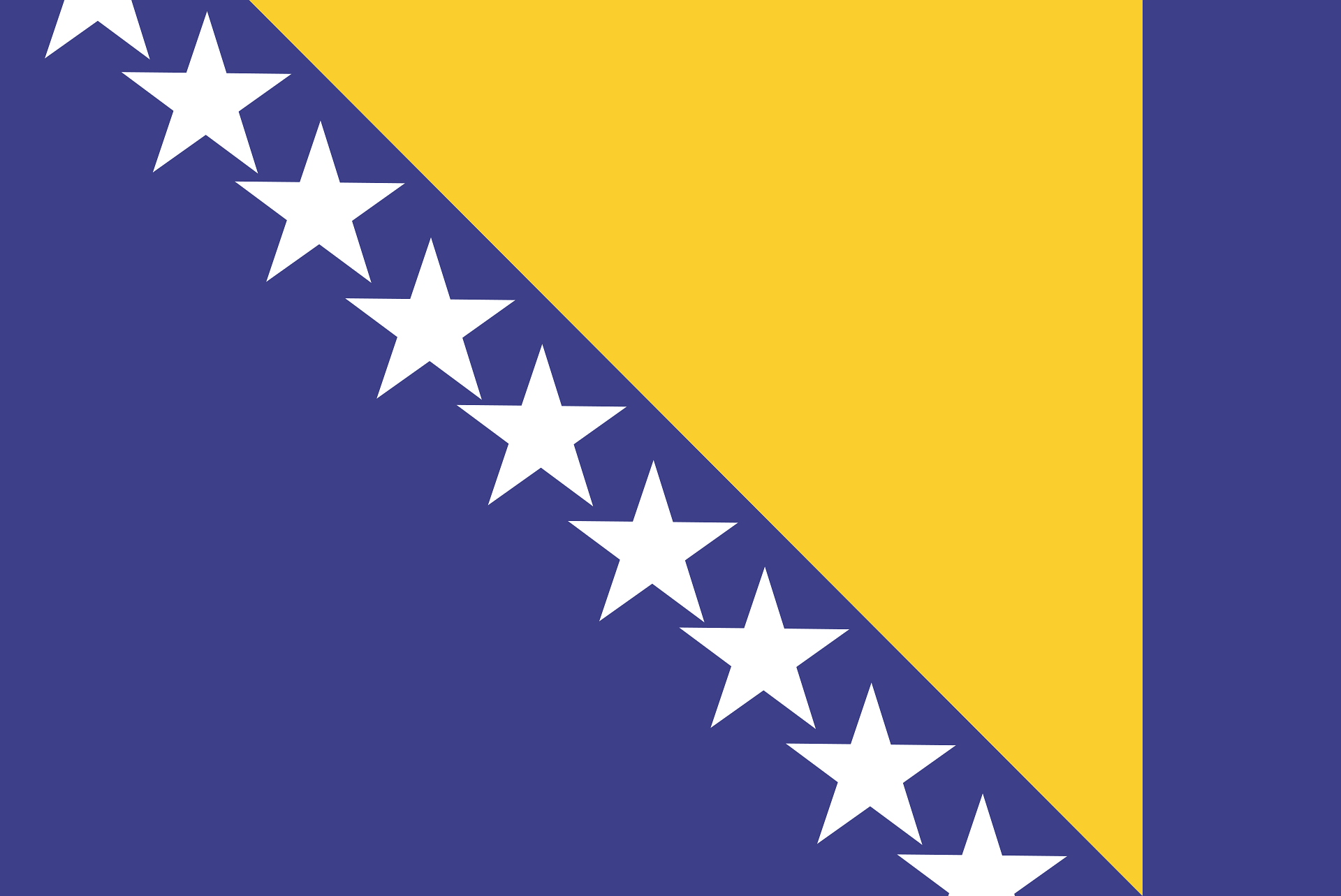 Czech Albanian Camber of Commerce - Bosnia and Herzegovina flag